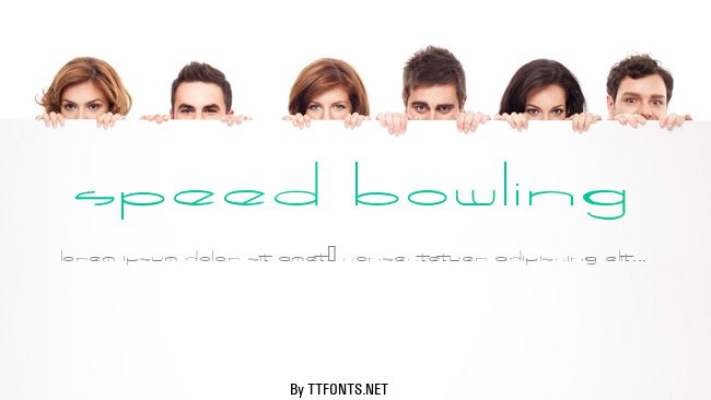 Speed Bowling example